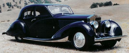 Rolls-Royce Phantom II Continental pillarless berline (1932)